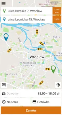 Ryba Taxi Wrocław android App screenshot 2